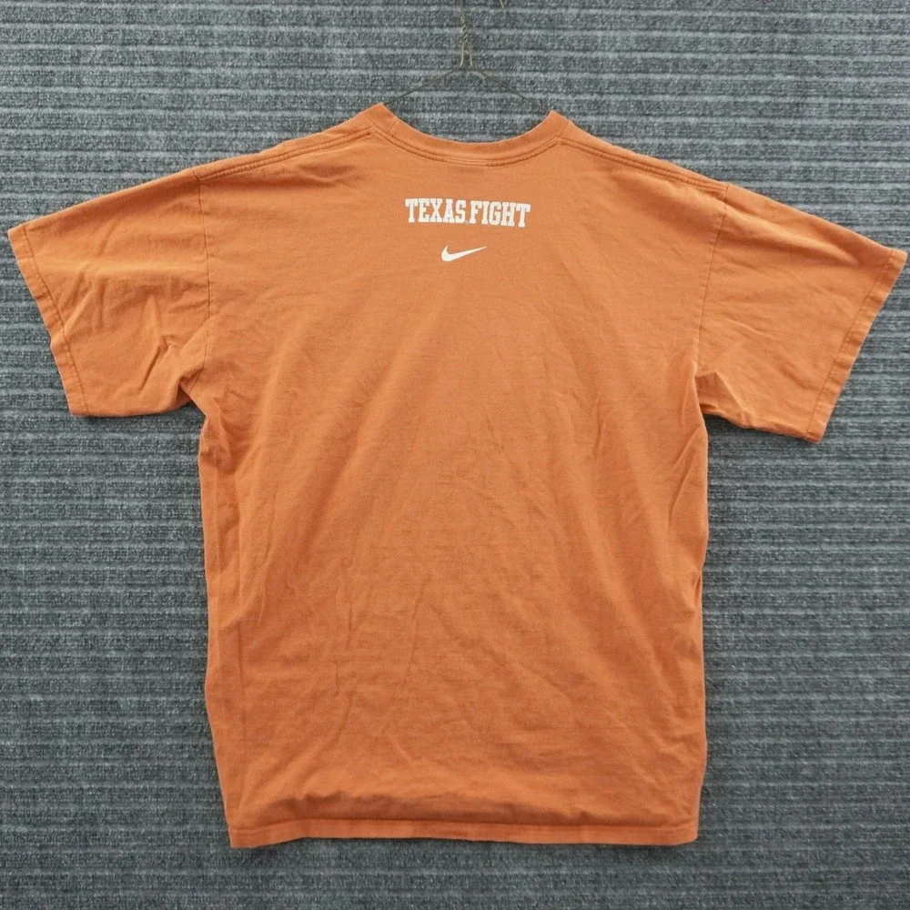 Vintage 00s Nike Texas Longhorns T-Shirt Mens XL Orange It Only Takes Eleven